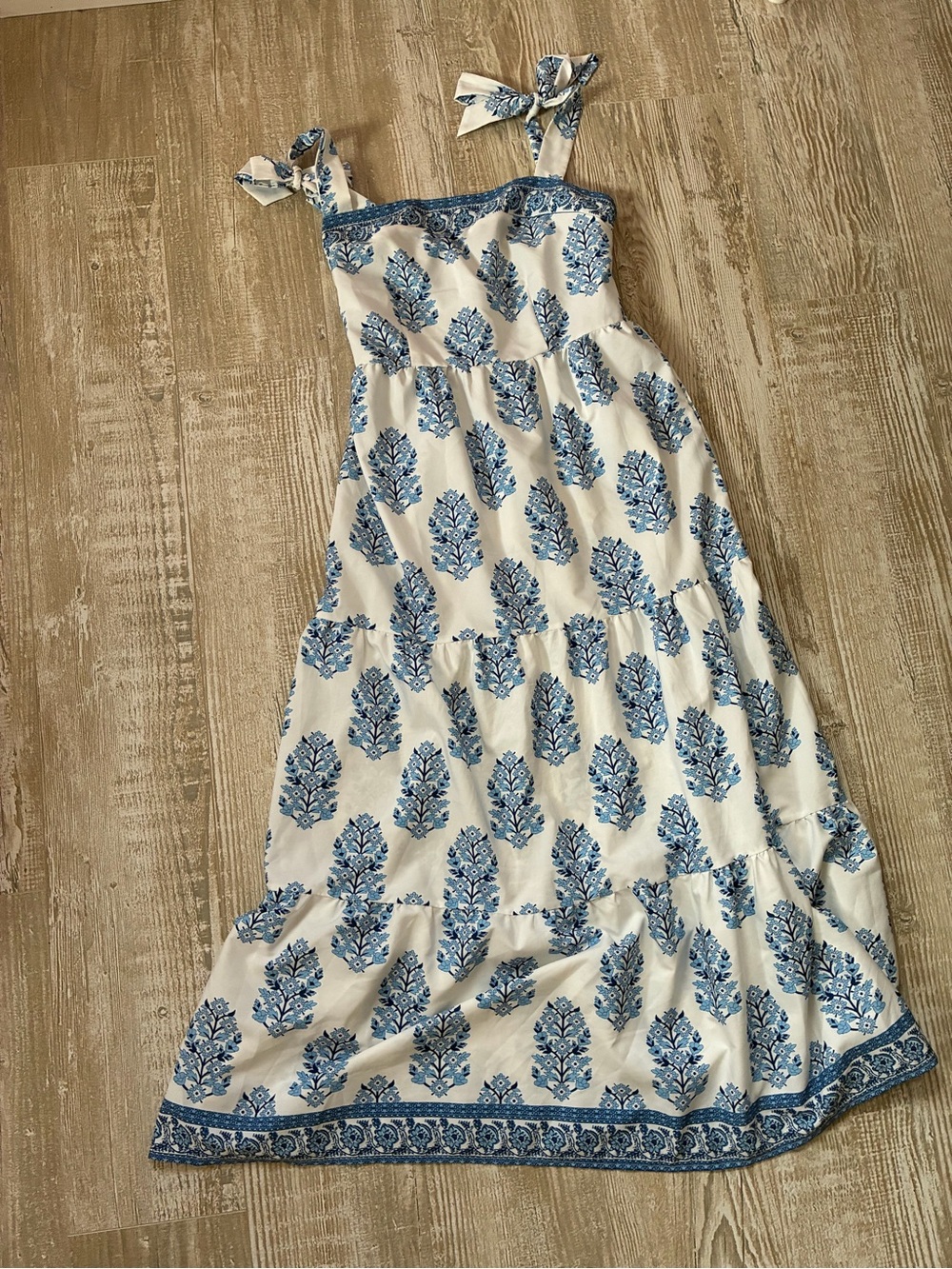 Amazon Blue Floral Dress